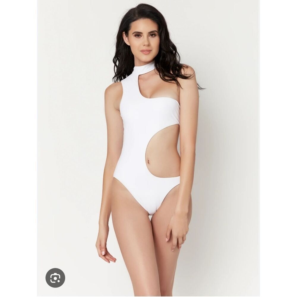 Mira Zadeh Nwt The Abba Onepiece Cut Out Swimsuit Size Small